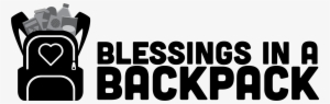 Bib Grey Scale Logo - Blessings In A Backpack Logo