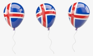 Illustration Of Flag Of Iceland - Croatia Balloon