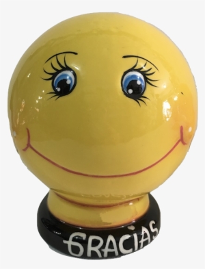 Alcancía Emoji Carita Feliz - Bitácora Artesanías Y Manualidades