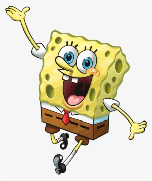 Clipart Bob Esponja Psd - Cartoon Spongebob Hd