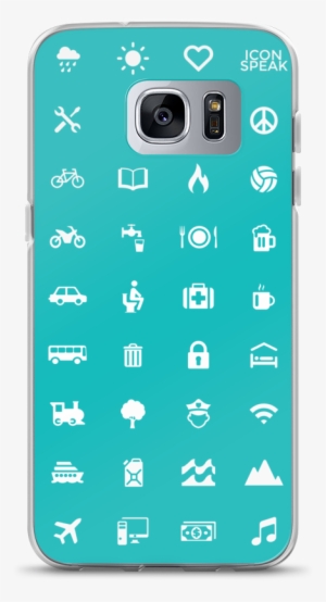 Iconspeak World Edition Samsung Galaxy Case Cyan - Smartphone