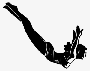 Bigstock Swan Dive Retro Clip Art 17344163 [converted] - Swan Dive Png