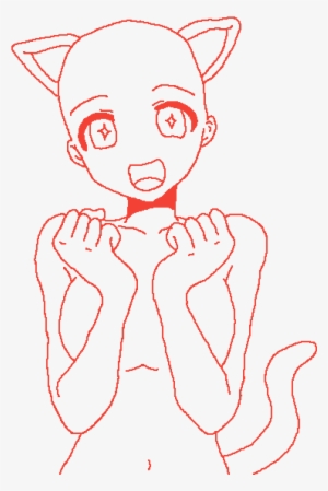 Main Image Cat Girl Base By Basecreator101 - Anime Cat Girl Base