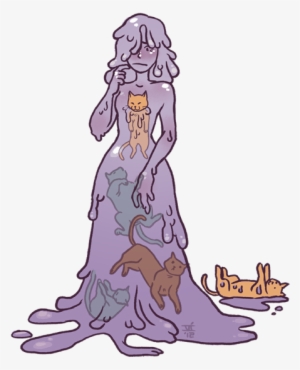 How About A Slime Cat Girl - Cartoon