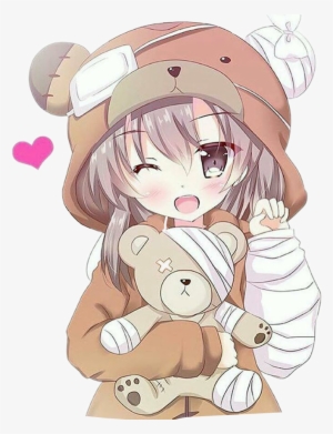 Report Abuse - Kawaii Anime Bear Girl