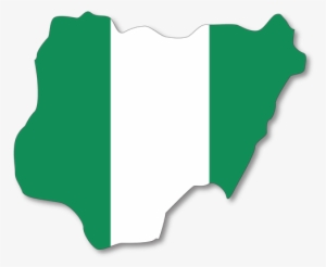 0649851 Map Flag Nigeria - Nigeria Coat Of Arm Png