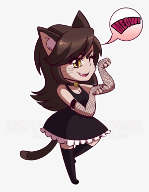 Cat Girl - Cartoon