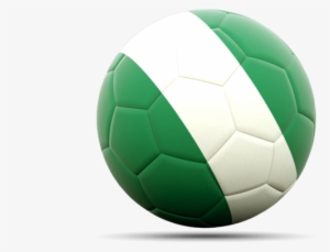 Illustration Of Flag Of Nigeria - Nigerian Flag Soccer Ball