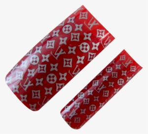 Prothèses Louis Vuitton Argent Sur Rouge - Art Paper