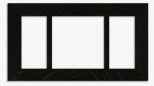 And Ebony Triple 2-inch Oak Park Frame - Inch