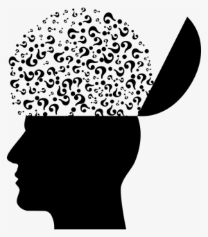 Mental Health, Cranium, Head, Human, Male, Man, People - Mental Health Black And White