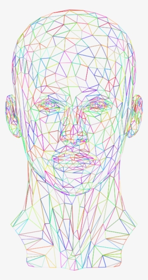Medium Image - Wireframe Head Png