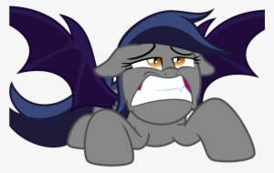 Inudewaruika, Bat Pony, Bat Pony Oc, Grimace, Oc, Oc - Mlp Eg Echo The Bat Pony