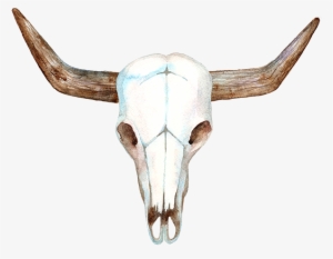 The Barn At Oak Manor - Print And Cut Cow Skull With Flowers