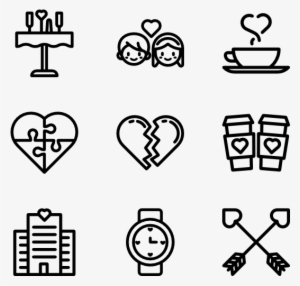 Saint Valentine Day Lineal - Clip Art Images Of Small American Footballs