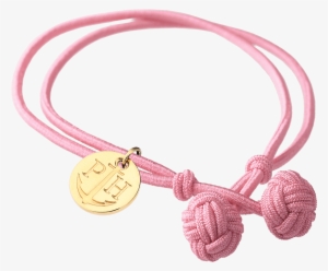 Ph Kb Lp L G - Paul Hewitt Paul Hewitt Knotbracelet Light Pink