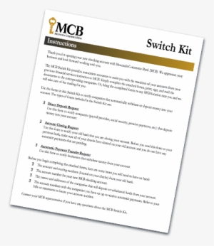 Get The Mcb Switch Kit - Fentanyl