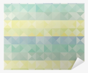 Retro Pattern Of Geometric Shapes - Triangle