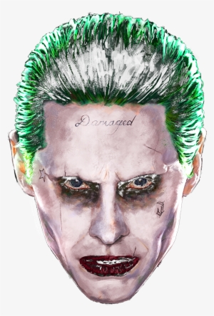 Suicide Squad Joker Head Men's Tank - Sketch