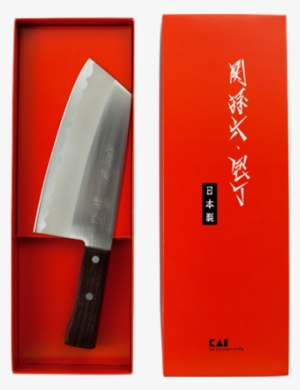Sharp Point Chinese Cleaver 7″ - Kai Asia