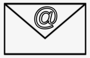 Mail Clipart Black And White - Email Clip Art Png