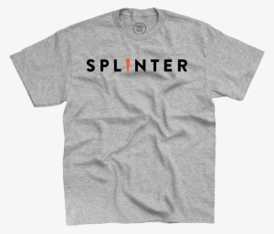 Splinter Logo On Heather Grey T-shirt $22 - Fuck Your Guns T Shirt