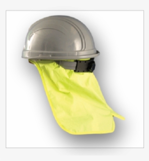 Hard Hat Sweat Band W/neck Shade Hi Viz Yellow 971-hvy - Hard Hat Sweatband W/neck Shade, Yellow