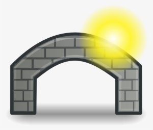 File - Brick Arch Bridge Clipart