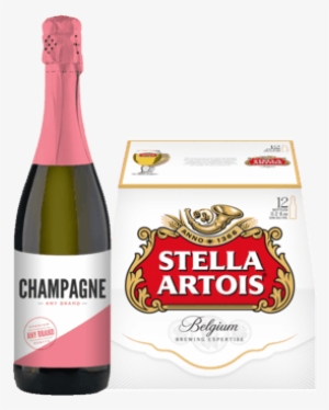 Stella Artois® And Any Brand Champagne - Stella Artois 12 Pack Cans
