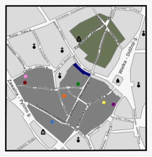 Map Of Vilna Ghetto - Vilna Ghetto