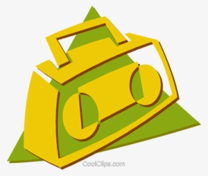Ghetto Blaster Royalty Free Vector Clip Art Illustration