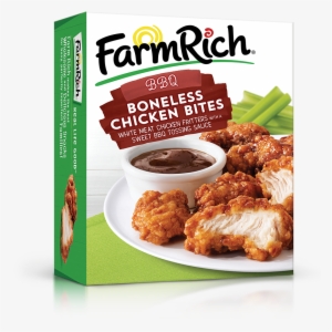 Bbq Style Boneless Chicken Bites - Farm Rich Cinnamon French Toast Sticks - 12 Oz Box
