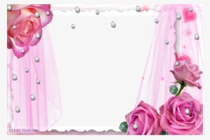 Como Inserir Clipart No Photoshop - Moldura Com Flores Rosas