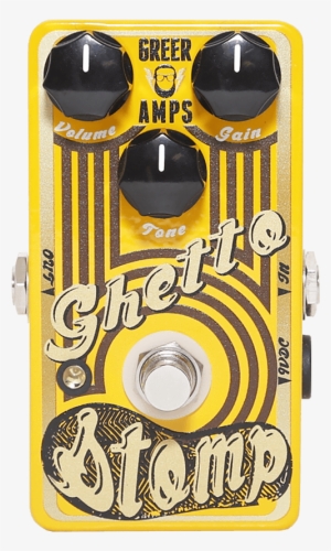 Greer Amps Ghetto Stomp Limited Edition Yellow Bc107b - Greer Amps Ghetto Stomp Effetto A Pedale