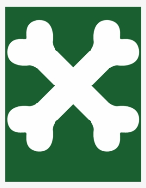 Cross Bones Stencil - Parallel
