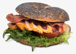 Bbq Chicken Bacon Bagel - Bacon