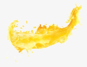 Orange Splash Ink Transparent - Orange Splash Png