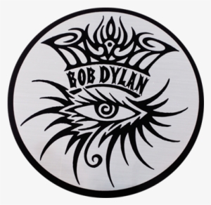 Chrome Eye Logo Sticker - Bob Dylan Eye Tattoo