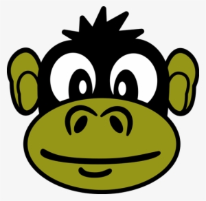 Funny Cartoon Faces - Monkey Face Oval Ornament