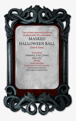 Heidi Klum Halloween Party Invite
