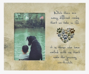 Picture Frame "while There Are Many Different Roads"