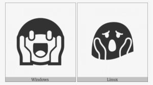 Face Screaming In Fear On Various Operating Systems - Fear