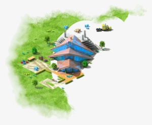 Mountain Construction Center Construction - Airplane