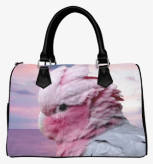Galah Cockatoo Boston Handbag - Galah Cockatoo Rundes Kissen