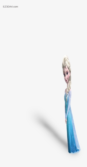 Elsa 3d Full Color Frozen Anamorphic Print Ready Image - Pajamas