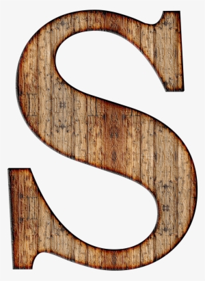 Wooden Capital Letter S Png - Letter S In Wood