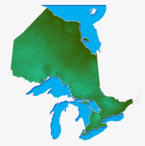 Ontario Relief - Glen Ellyn Il Map