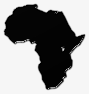 Africa Map Geography World Atlas 720920 - Africa Map In Black