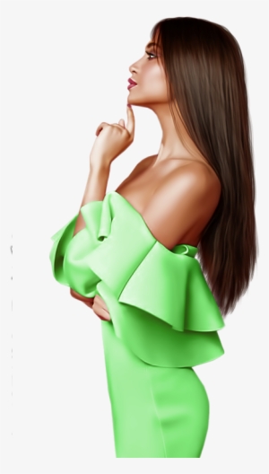 Clipart Woman In Inderwear And A Crown - Photo Shoot