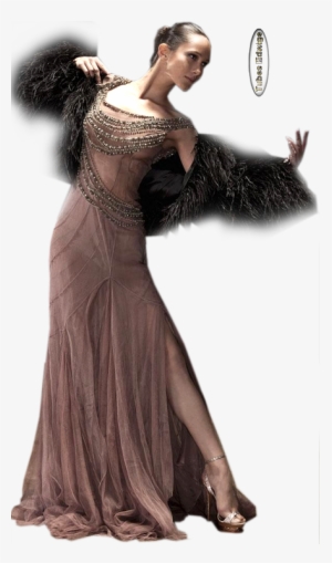 Femme Robe Longue Png